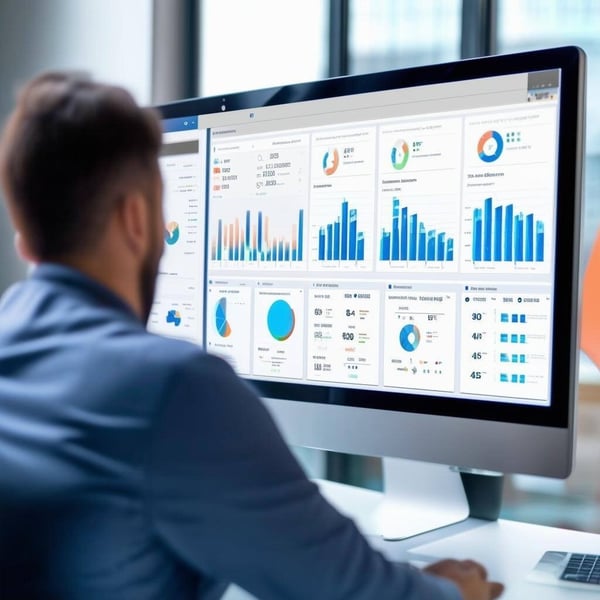 Realtime data analytics dashboard for facility management