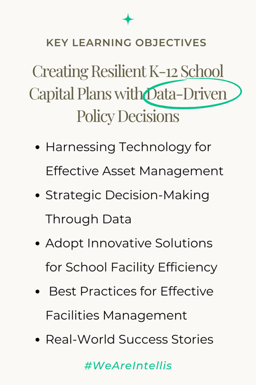 Creating Resilient K-12 School Capital Plans with Data-Driven Policy Decisions at the 2024 K12 Facilities Forum