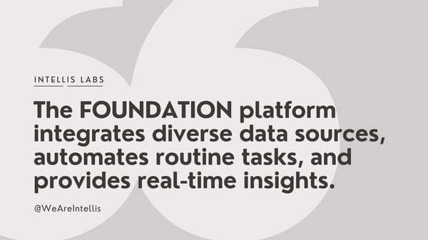 Integrate diverse data sets with Intellis