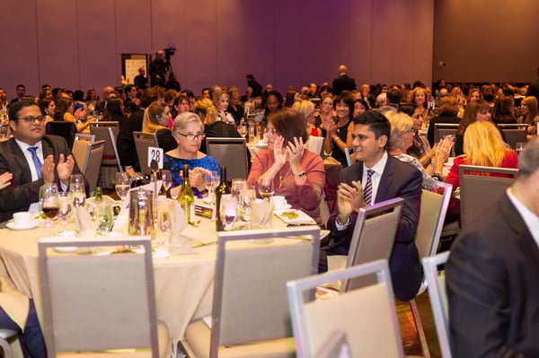 Attendees at the Stevie Awards for Women in Business at the Sheraton Hotel in NYC