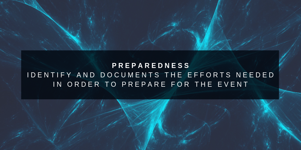 Preparedness for facility managers